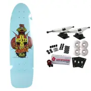 Dogtown Old School Skateboard Complete PC Tail Tap Classic Blue 8.37" x 30"
