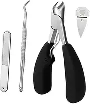 FRCOLOR Professional Nail Scissors Set Manicure Tools Nail Clippers and Trimmer for Fingernails and Toenails Anti-slip