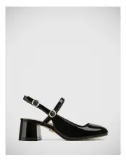 [Wittner] Ilyssa Patent Leather Heel in Black