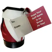 Mini Golf Club Caddy Golf Bag Desktop Organizer Pencil / Pen Holder NEW!