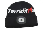 Terrafirma Beanie Hat TF790 LED Rechargeable Head Torch Land Rover Camping Work