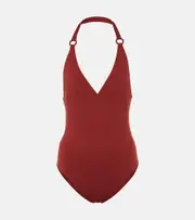 [Loro Piana] Loro Piana Ring Marine halterneck swimsuit AU 14 red