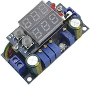 5A MPPT Solar Panel Controller DC-DC Step-Down CC/CV Charging Module with Blue Display LED Regulator Controllers for Li-ion Lithium Battery Cell(with Display)