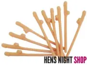 Penis Straws Skin Colour x 10/ Hens Night Party Pecker Willy Straws/Dicky Straws