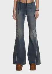 [dELiA*s by Dolls Kill] Wonder World Flared Jeans