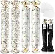 [Maiteenly] 2 Pairs Boot Shaper Stands with 8 Labels Cotton Tall Boot Inserts for Closet Organization