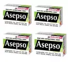 4 x Asepso Hygienic Fresh Body Soap Bar Antibacterial Agent Healthy 80 g