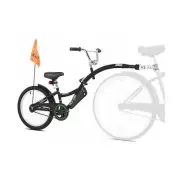 KaZAM Co-Pilot Bike Trailer - 20 Inch Bike Trailer with Adjustable BMX Stem a...