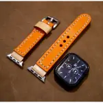 KH手工皮革工作室 MIT台灣製造 APPLE WATCH S8皮革錶帶 38/40MM替換錶帶全手工皮革顏色可選可燙字