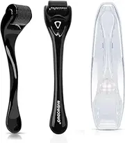 Derma Roller Kit For Hair and Beard Growth 540 Micro REAL SILVER Needles 0.3mm Anti Ageing Wrinkles Scar Stretch Marks Hair Loss Suitable for man & Women Factory Direct