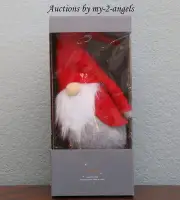 NEW IN BOX Pottery Barn FELT GNOME TREE TOPPER * Christmas Holiday whimsical