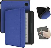 EReader Case Suitable for Kobo Libra Colour 7inch 2024 N428 Smart Cover Hand Strap Holder Auto Sleep/Wake Shell(Dark Blue)