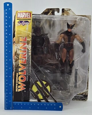 Marvel Select Wolverine X-Men Brown Costume Action Figure New In Box