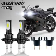 For Honda CBR 600rr 1000rr 2003-2017 H7 LED Headlight Bulbs 6000K