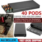 Coffee Capsules Holder Rack 40 Pods Drawer Storage Organizer Stand For Nespresso