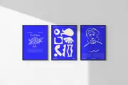 [Namly Design] Poster - Été Aimer & Retro Art / Set of 3