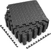 HHWRT Puzzle Exercise Mat, Gym Floor Mats, EVA Foam Interlocking Tiles, 12 Tiles Puzzle Exercise Mat for Home Workouts, Yoga, and Kids Play Areas, Easy to Assemble and Clean