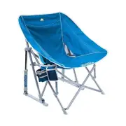 GCI Outdoor Rocker Camping Chair Pod Rocker Beach Saybrook Blue