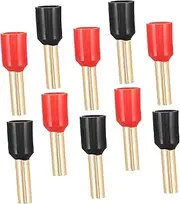 TOPPERFUN 10pcs Car Audio Terminal Speaker Audio Cable Plug Adapters Amp Connector Wire Terminals Audio Cable Plugs Audio Wire Connectors Car Audio Accessories Audio Plug