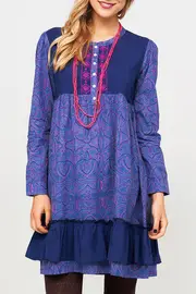 Allanah Cotton Paisley Dress--FIR-TS14-2-P