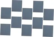Happyyami Birdcage Liner Sandpaper 10pcs Bird Gravel Paper Mats Wear-Resistant Liner for Parrot Cages