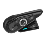 Helmet Headset 8 Riders Motorcycle Intercom Universal Pairing FM Waterproof