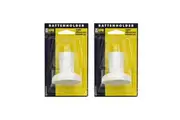 2x HPM Standard White Bayonet Cap 240 V Wall Ceiling BC Batten lamp Holder Mount