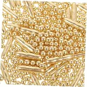 WHAMVOX Gold Decor Cake Sprinkle Cake Decorating Supplies Small Cupcake Sprinkle for Party Decorations