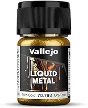 Vallejo Model Colour Metallic Rich Gold (Alcohol Base) 35 ml Miniatures
