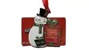 St Nicholas Square Photo Gift Card Holder Christmas Ornament NWT