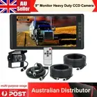 9" Car Rear View Mirror Monitor 2 x 10m HD Heavy Duty CCD Color Reversing Camera