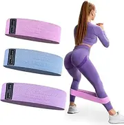 Fabric Resistance Bands for Working Out,Exercise Bands Resistance Band, Booty Bands for Legs and Butt Yoga Pilates Rehab, Fitness Elastic Bands Set