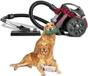 2600W Bagless Cylinder Vacuum Cleaner, High Power Motor for Pets, 4 Stage HEPA Filter for Dust, Dirt and Allergens, Turbo Tool for Pet Hair, 1.5 Litre Capacity, 5m Power Cord
