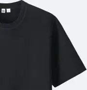 LEMAIRE x UNIQLO 'U' Men's Designer Milano Ribbed SS Crew Neck Sweater M Blk NWT