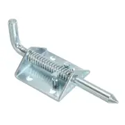 Spring Loaded Latch Pin 5.31" Iron Security Latch Sliding Barrel Bolt Lock