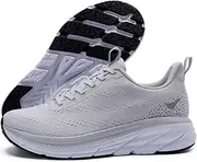 [Grand Attack] Road Running Shoes for Men with Superior Cushioned Comfort Lightweight Mens Walking Shoes Non-Slip Breathable Athletic Tennis Cross-Training Shoes Rugby Sneakers