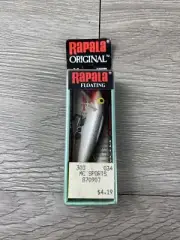 Rapala 7S Original Hopea Silver 1/8oz. 7cm 2-3/4" Floating Flottant Fishing Lure