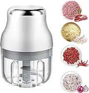 Electric Mini Garlic Chopper, Mini Chopper Food Processor, Garlic Mincer,Fusible Volume Iron-on Fleece | 15m x 90cm (250ml) -5