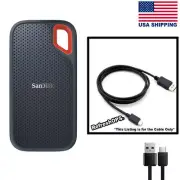 SanDisk 250GB Extreme Portable SSD USB Cable Transfer Cord Replacement