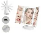Makeup Mirror with Light Touch Screen Dimmable Lights Up Vanity Cosmetic Mirrors
