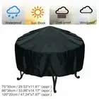 Outdoor Firepit Cover Waterproof UV Tailored BBQ Patio Yard Grill Protection