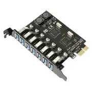 7-Port PCI-E to USB 3.0 Extension HUB PCI Express Expansion Adapter 5Gbps Card e