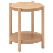 LISTERBY side table, oak veneer, 50 cm