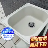在飛比找蝦皮商城優惠-41*49CM塑鋼小型水槽 洗衣槽 洗碗槽 洗手台 水槽 流
