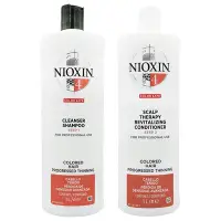 在飛比找Yahoo奇摩購物中心優惠-NIOXIN 耐奧森(儷康絲) 4號潔髮乳+4號甦活乳100