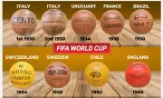 WORLD CUP FROM 1930 TO 1966 SOCCER FOOTBALL BY ORIGINAL LEATHER FOOTBALL SIZE 5.