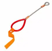 MSA & FIA Stainless Steel Wire Tow Eye Strap, MSA Compliant Q19.1.3 - RED
