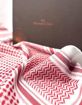Unisex Shemagh 100% Cotton Fabric Size 52" Arab Head Scarf Wrap Made In Italy