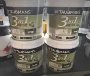 TAUBMANS 15 LITRES 3 IN 1 PREP WATER-BASE PRIMER-SEALER-UNDERCOAT WHITE PAINT