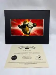Dreamworks Laser Cel "Feet Of Fury" Kung Fu Panda Sanders Art Studio LE of 500